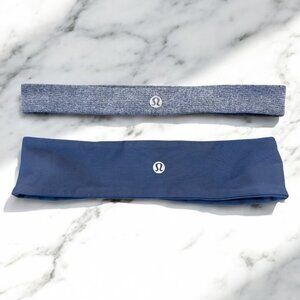 Lululemon Headband Bundle X2 Blue Heather Blue